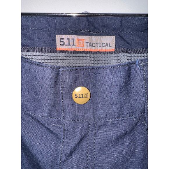 5 11 Tactical EMS Pants Size 8 Women's Dark Navy Straight Cargo Relaxed Fit - Picture 2 of 8
